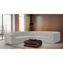  Manufacturer Color_Cream -- Cascade 148" Cream Boucle Fabric Upholstered 3 pc Modular Sectional IMAGE 2