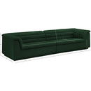  Manufacturer Color_Green -- Cascade 118" Green Boucle Fabric Upholstered Modular Sofa IMAGE 10