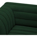  Manufacturer Color_Green -- Cascade 118" Green Boucle Fabric Upholstered Modular Sofa IMAGE 8