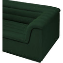  Manufacturer Color_Green -- Cascade 148" Green Boucle Fabric Upholstered 3 pc Modular Sectional IMAGE 10
