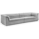  Manufacturer Color_Grey -- Cascade 118" Grey Boucle Fabric Upholstered Modular Sofa IMAGE 10