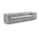  Manufacturer Color_Grey -- Cascade 118" Grey Boucle Fabric Upholstered Modular Sofa IMAGE 1