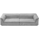 Manufacturer Color_Grey -- Cascade 118" Grey Boucle Fabric Upholstered Modular Sofa IMAGE 4