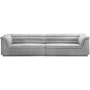 Meridian Cascade Grey Boucle Fabric Modular Sofa IMAGE 5