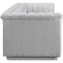  Manufacturer Color_Grey -- Cascade 118" Grey Boucle Fabric Upholstered Modular Sofa IMAGE 6