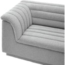  Manufacturer Color_Grey -- Cascade 118" Grey Boucle Fabric Upholstered Modular Sofa IMAGE 7