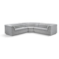  Manufacturer Color_Grey -- Cascade 148" Grey Boucle Fabric Upholstered 3 pc Modular Sectional IMAGE 1