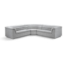Meridian Cascade Grey Boucle Fabric Modular Sectional IMAGE 1