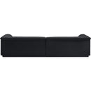  Manufacturer Color_Black -- Meridian Cascade Fabric Sectional IMAGE 3