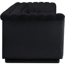  Manufacturer Color_Black -- Meridian Cascade Fabric Sectional IMAGE 6