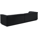  Manufacturer Color_Black -- Meridian Cascade Fabric Sectional IMAGE 7