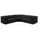  Manufacturer Color_Black -- Meridian Cascade Fabric 3 pc Sectional IMAGE 13