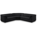  Manufacturer Color_Black -- Meridian Cascade Fabric 3 pc Sectional IMAGE 1
