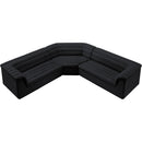  Manufacturer Color_Black -- Meridian Cascade Fabric 3 pc Sectional IMAGE 4