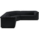  Manufacturer Color_Black -- Meridian Cascade Fabric 3 pc Sectional IMAGE 7