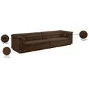  Manufacturer Color_Brown -- Cascade 118" Brown Velvet Upholstered Modular Sofa IMAGE 11