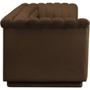  Manufacturer Color_Brown -- Cascade 118" Brown Velvet Upholstered Modular Sofa IMAGE 6