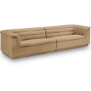  Manufacturer Color_Camel -- Cascade 118" Camel Velvet Upholstered Modular Sofa IMAGE 1