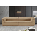  Manufacturer Color_Camel -- Cascade 118" Camel Velvet Upholstered Modular Sofa IMAGE 2