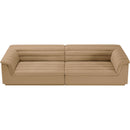  Manufacturer Color_Camel -- Cascade 118" Camel Velvet Upholstered Modular Sofa IMAGE 4