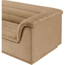  Manufacturer Color_Camel -- Cascade 118" Camel Velvet Upholstered Modular Sofa IMAGE 9