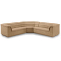  Manufacturer Color_Camel -- Cascade 148" Camel Velvet Upholstered 3 pc Modular Sectional IMAGE 1