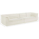  Manufacturer Color_Cream -- Cascade 118" Cream Velvet Upholstered Modular Sofa IMAGE 10