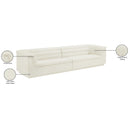 Manufacturer Color_Cream -- Cascade 118" Cream Velvet Upholstered Modular Sofa IMAGE 11