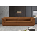  Manufacturer Color_Saddle -- Cascade 118" Saddle Velvet Upholstered Modular Sofa IMAGE 2