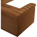  Manufacturer Color_Saddle -- Cascade 148" Saddle Velvet Upholstered 3 pc Modular Sectional IMAGE 12