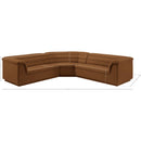  Manufacturer Color_Saddle -- Cascade 148" Saddle Velvet Upholstered 3 pc Modular Sectional IMAGE 13