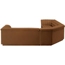  Manufacturer Color_Saddle -- Cascade 148" Saddle Velvet Upholstered 3 pc Modular Sectional IMAGE 8