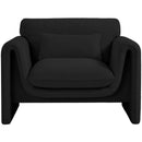  Manufacturer Color_Black -- Meridian Stylus Stationary Fabric Chair IMAGE 4