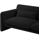  Manufacturer Color_Black -- Meridian Stylus Stationary Fabric Loveseat IMAGE 11