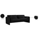  Manufacturer Color_Black -- Meridian Stylus Stationary Fabric Sofa IMAGE 17