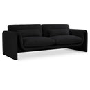  Manufacturer Color_Black -- Meridian Stylus Stationary Fabric Sofa IMAGE 1