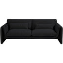  Manufacturer Color_Black -- Meridian Stylus Stationary Fabric Sofa IMAGE 5