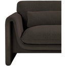 Meridian Stylus Brown Boucle Fabric Chair IMAGE 10