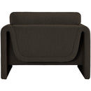  Manufacturer Color_Brown -- Stylus Brown Boucle Fabric Upholstered Chair IMAGE 3