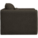  Manufacturer Color_Brown -- Stylus Brown Boucle Fabric Upholstered Chair IMAGE 7