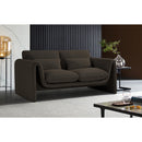  Manufacturer Color_Brown -- Stylus 64" Brown Boucle Fabric Upholstered Loveseat IMAGE 2