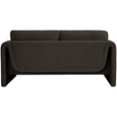  Manufacturer Color_Brown -- Stylus 64" Brown Boucle Fabric Upholstered Loveseat IMAGE 3