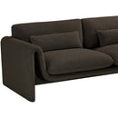  Manufacturer Color_Brown -- Stylus 86" Brown Boucle Fabric Upholstered Sofa IMAGE 12
