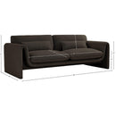  Manufacturer Color_Brown -- Stylus 86" Brown Boucle Fabric Upholstered Sofa IMAGE 16