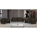 Meridian Stylus Brown Boucle Fabric Sofa IMAGE 18