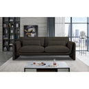  Manufacturer Color_Brown -- Stylus 86" Brown Boucle Fabric Upholstered Sofa IMAGE 2