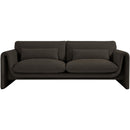  Manufacturer Color_Brown -- Stylus 86" Brown Boucle Fabric Upholstered Sofa IMAGE 4
