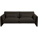  Manufacturer Color_Brown -- Stylus 86" Brown Boucle Fabric Upholstered Sofa IMAGE 5