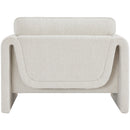  Manufacturer Color_Cream -- Stylus Cream Boucle Fabric Upholstered Chair IMAGE 3