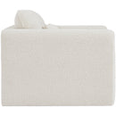  Manufacturer Color_Cream -- Stylus Cream Boucle Fabric Upholstered Chair IMAGE 7